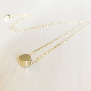 Gold Dainty Dot Layering Necklace